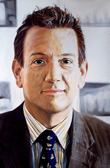 Break at Corner Billiards, detail, 2001 by Tom Hébert