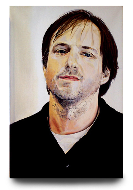 Eric Heist, acrylic on canvas by Tom Hbert