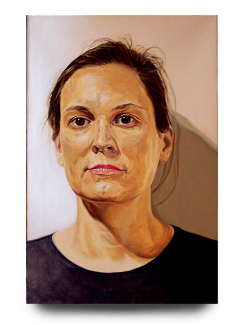 Jessica Murray, acrylic on canvas by Tom Hbert