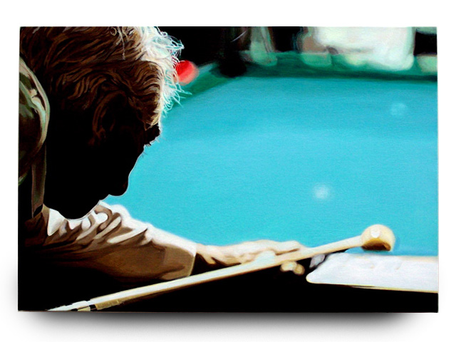 Johnny Ervolino, acrylic on canvas by Tom Hbert