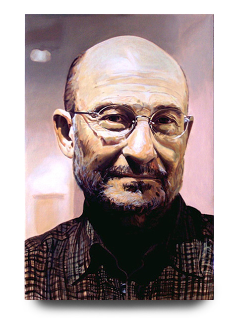 Ronald Feldman, acrylic on canvas by Tom Hbert