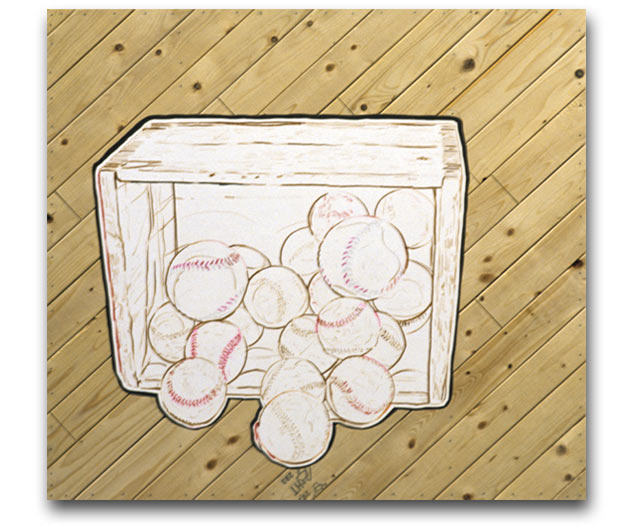 Allison Fisher, acrylic on canvas by Tom Hbert