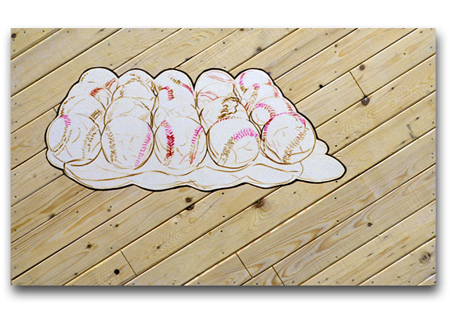 Allison Fisher, acrylic on canvas by Tom Hbert