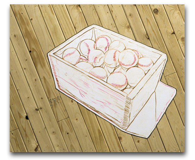 Allison Fisher, acrylic on canvas by Tom Hébert