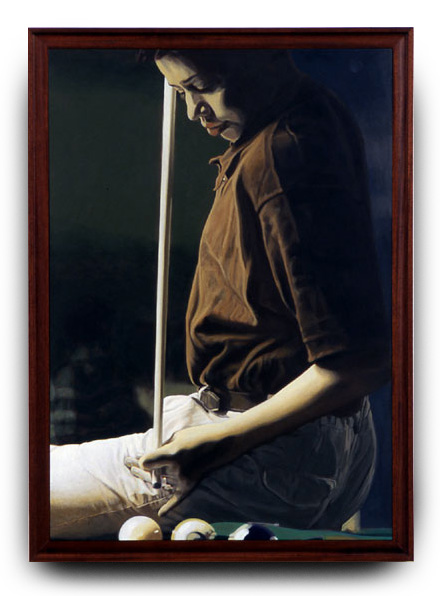 Untitled - Nick, acrylic on canvas by Tom Hbert