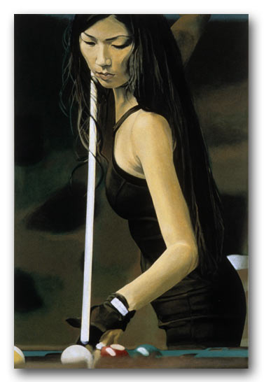 Allison Fisher, acrylic on canvas by Tom Hbert