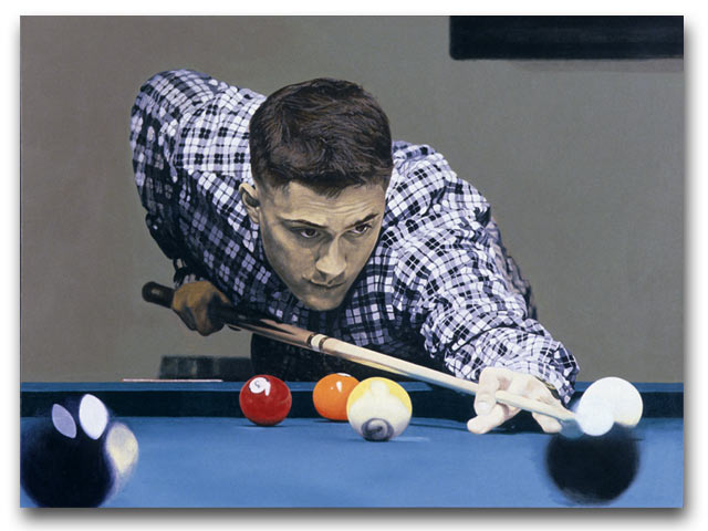 Allison Fisher, acrylic on canvas by Tom Hbert