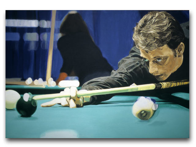 Allison Fisher, acrylic on canvas by Tom Hbert