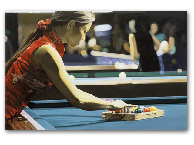 Allison Fisher, acrylic on canvas by Tom Hbert