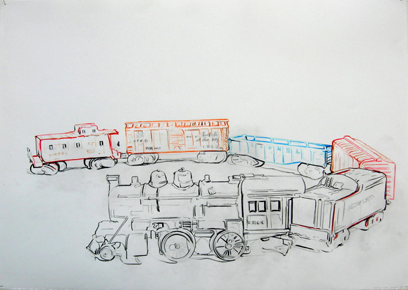 Deuxieme Train by Tom Hbert