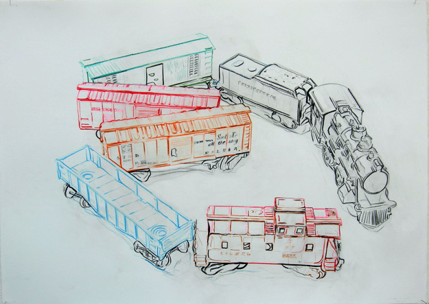 Huitieme Train by Tom Hbert