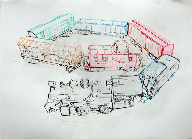 Sixieme Train by Tom Hbert